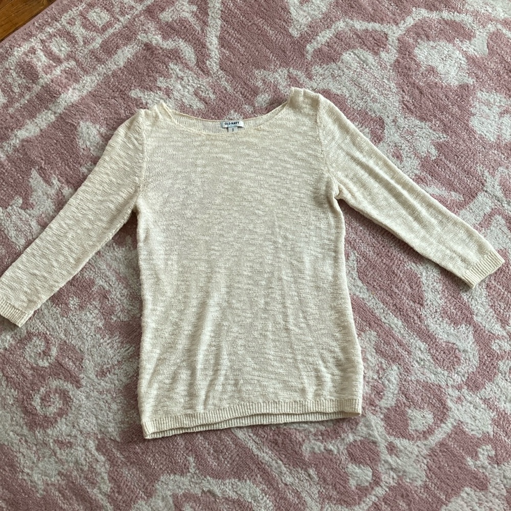 Cream Knit Sweater